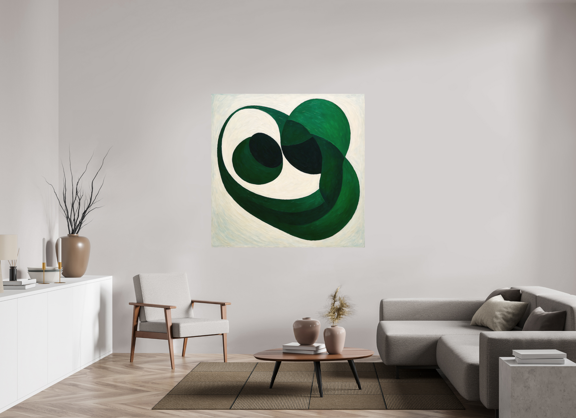 140 x 140 cm, Forex o. Rahmen Obsidian Drift