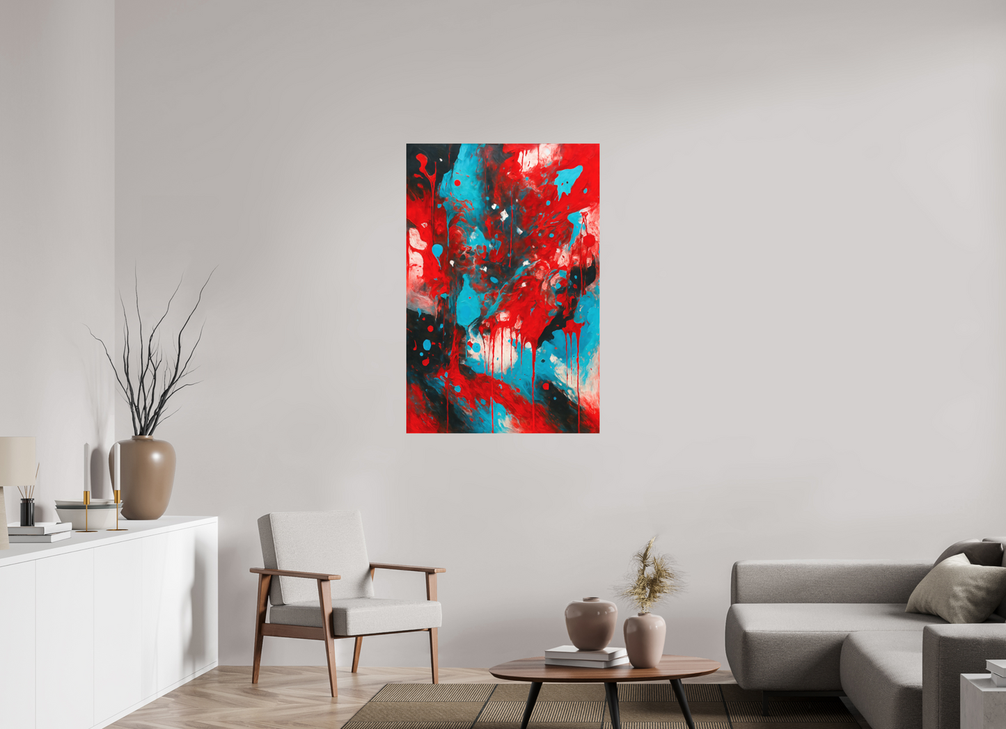 80 x 120 cm, Forex o. Rahmen Vivid Motion