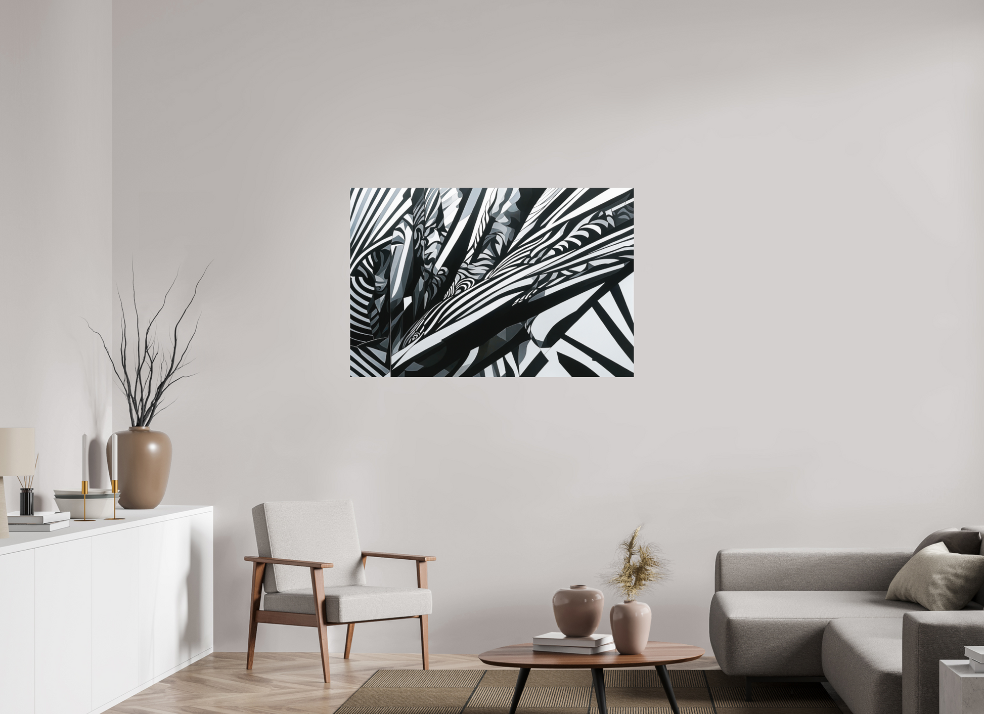 120 x 80 cm, Forex o. Rahmen Obsidian Motion
