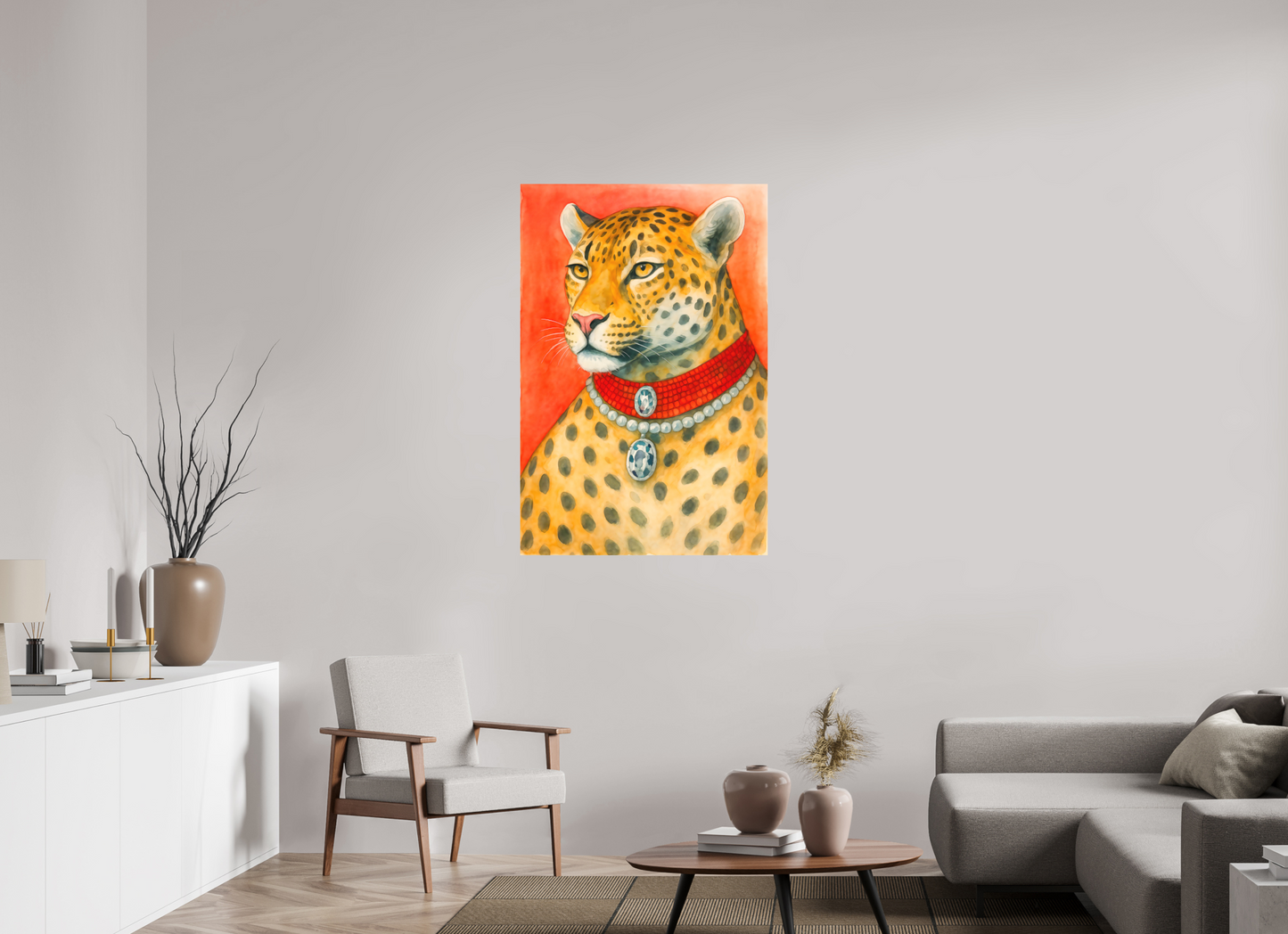 80 x 120 cm, Forex o. Rahmen Crimson Majesty