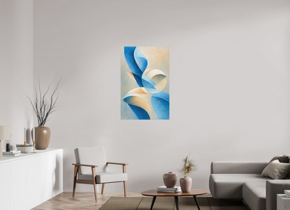70 x 105 cm, Forex o. Rahmen Cerulean Flow