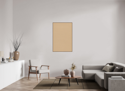 80 x 120 cm, Forex, gerahmt Nussbaumholz Beige Horizon