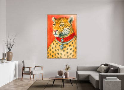 120 x 180 cm, Forex, gerahmt Eichenholz Natur Crimson Majesty