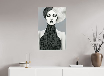 60 x 90 cm, Forex o. Rahmen Mono Mosaic Muse