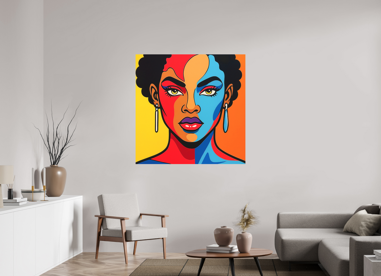 120 x 120 cm, Forex o. Rahmen Dual Radiance