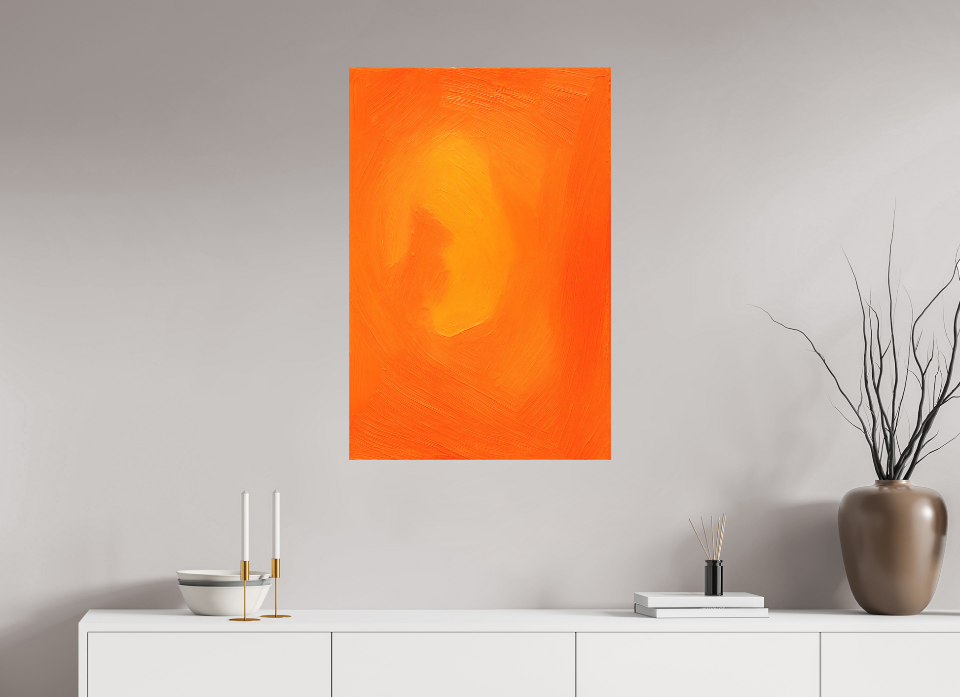 60 x 90 cm, Forex o. Rahmen Amber Flow