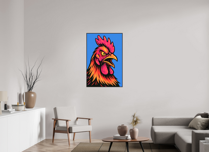 70 x 105 cm, Forex, gerahmt Erlenholz braun Crimson Crown