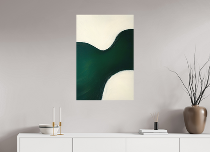 60 x 90 cm, Forex o. Rahmen Emerald Flow