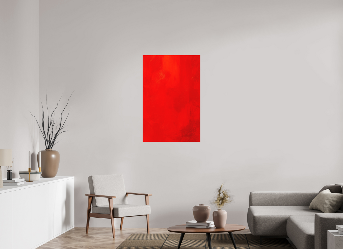 70 x 105 cm, Forex o. Rahmen Crimson Depth