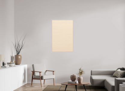 70 x 105 cm, Forex, gerahmt Ahornholz weiß Sandline Pure