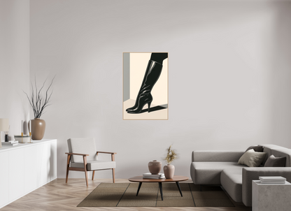 80 x 120 cm, Forex, gerahmt Ahornholz Natur Timeless Confidence
