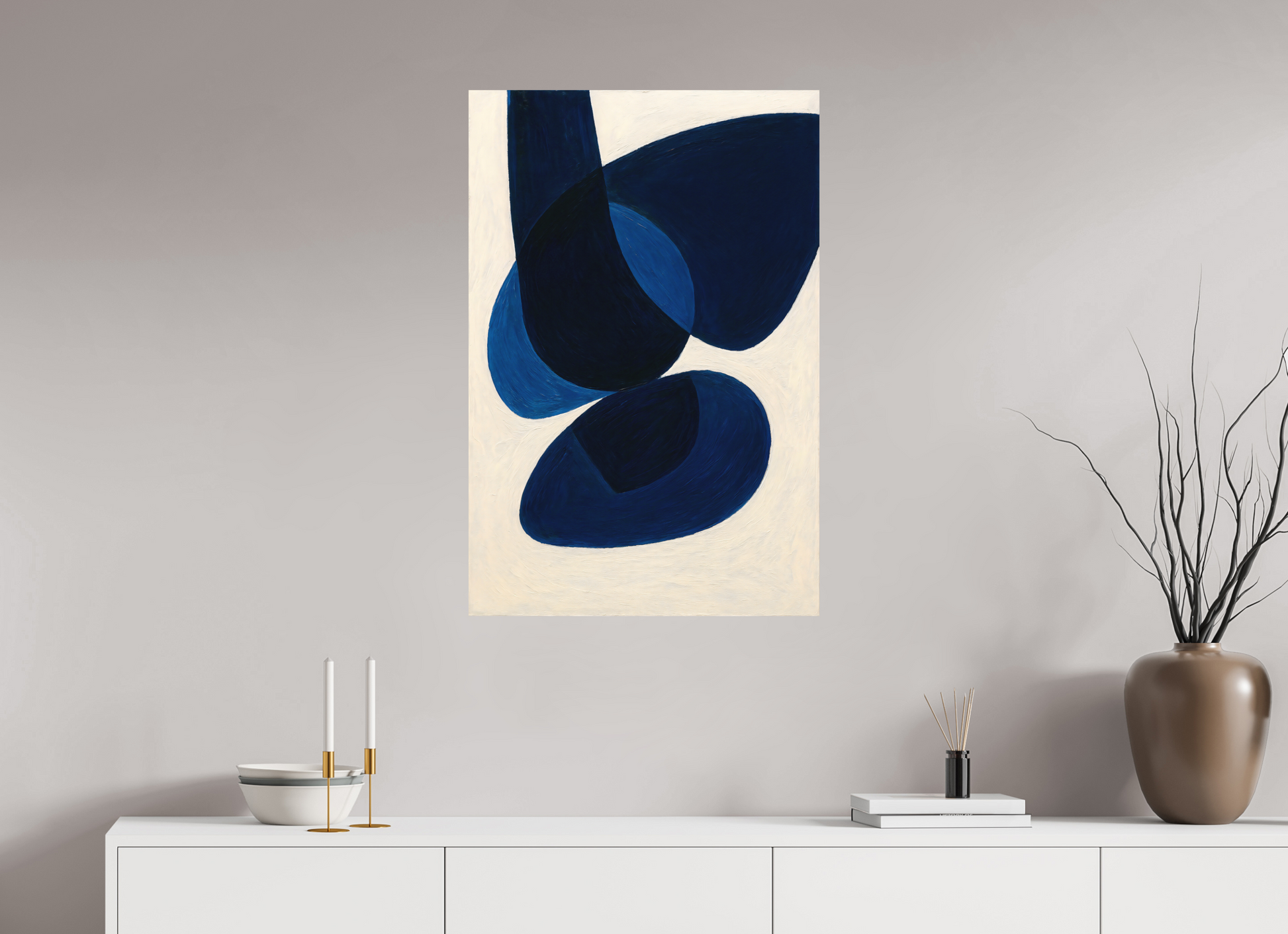 60 x 90 cm, Forex o. Rahmen Midnight Arc