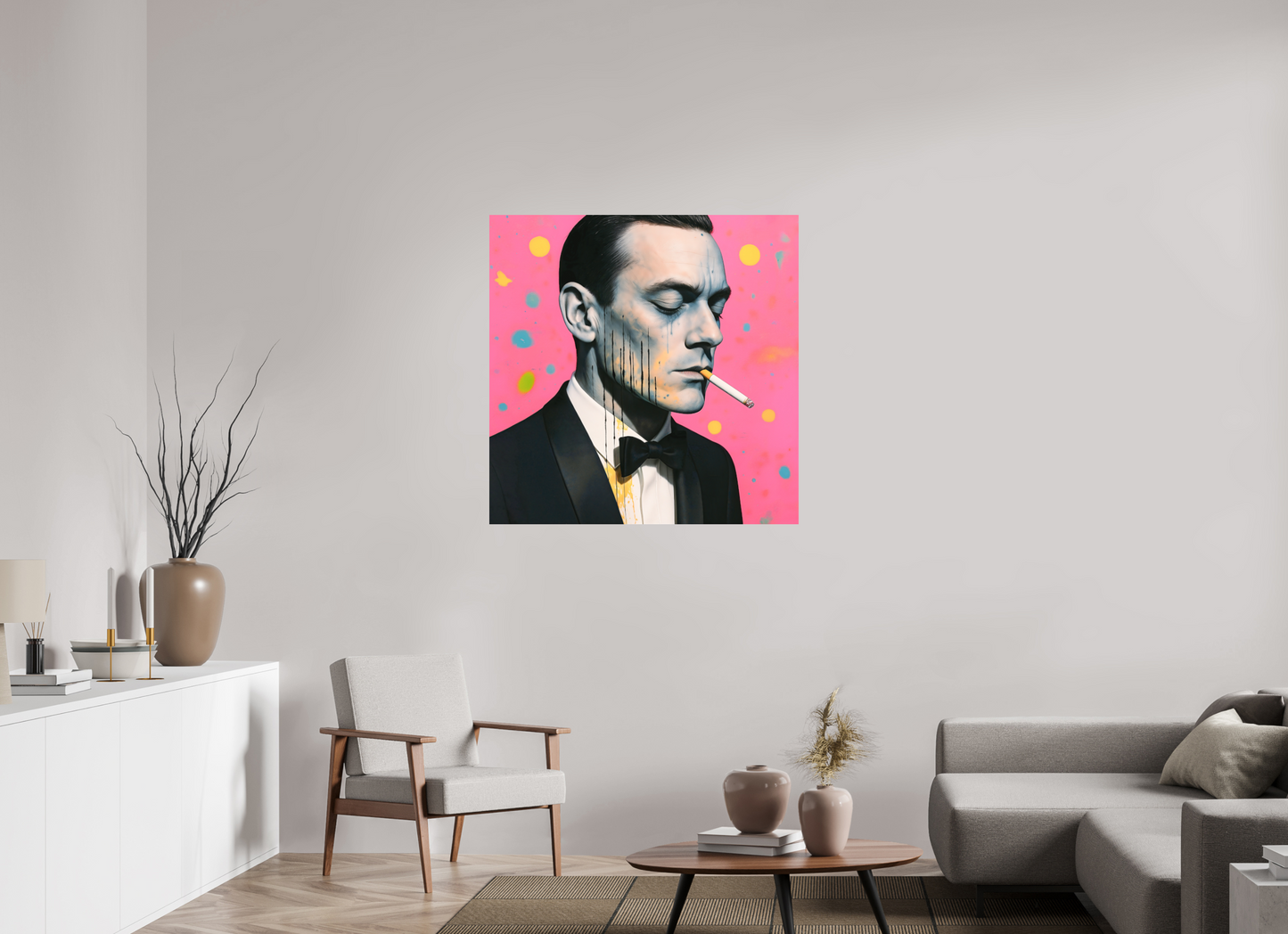 100 x 100 cm, Forex o. Rahmen Velvet Rebellion