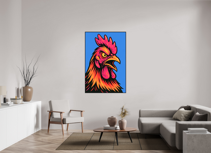100 x 150 cm, Forex, gerahmt Eichenholz schwarz Crimson Crown
