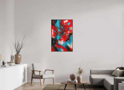 70 x 105 cm, Forex, gerahmt Erlenholz braun Vivid Motion