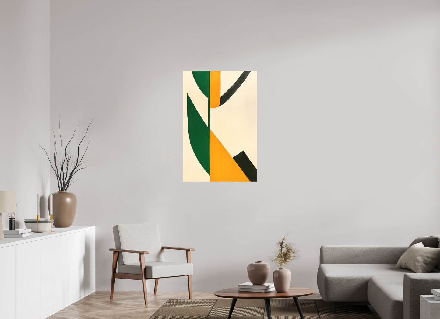 70 x 105 cm, Forex o. Rahmen Verdant Axis