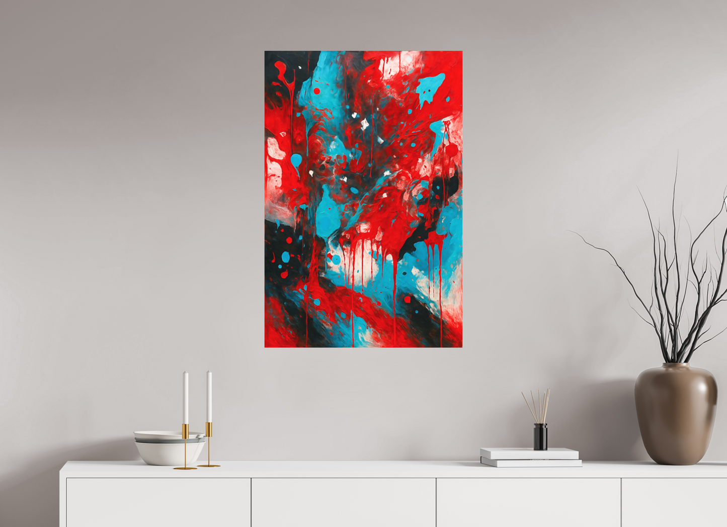 60 x 90 cm, Forex o. Rahmen Vivid Motion