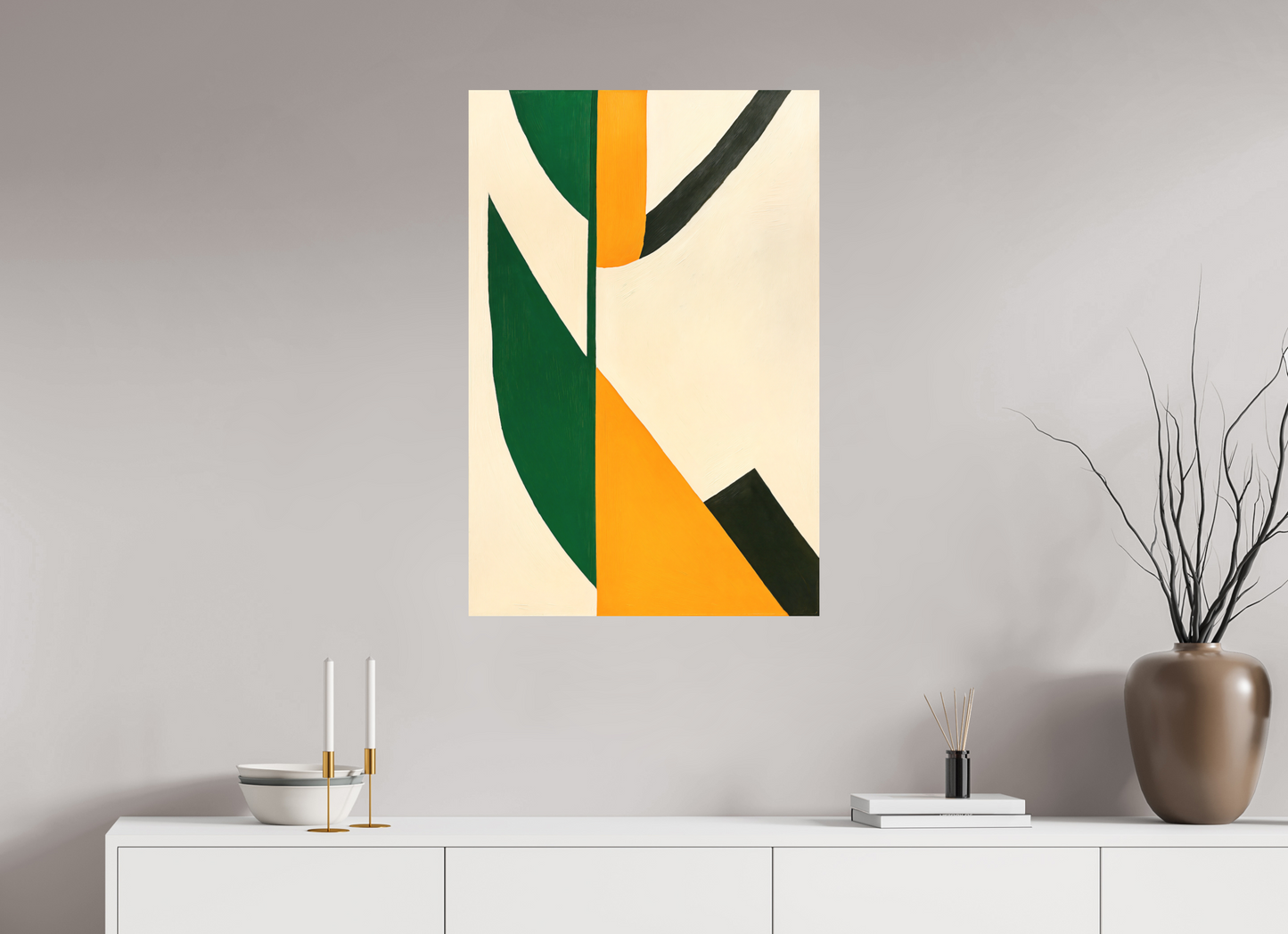 60 x 90 cm, Forex o. Rahmen Verdant Axis