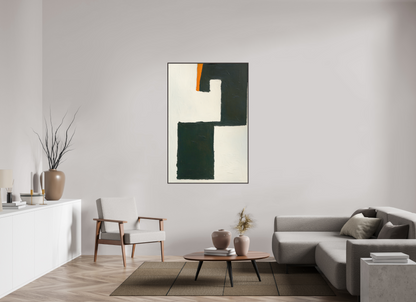 100 x 150 cm, Forex, gerahmt Erlenholz braun Urban Pulse