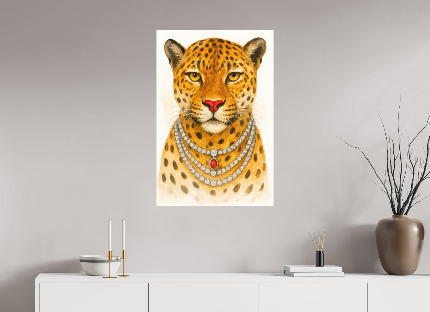 60 x 90 cm, Forex o. Rahmen Golden Regent