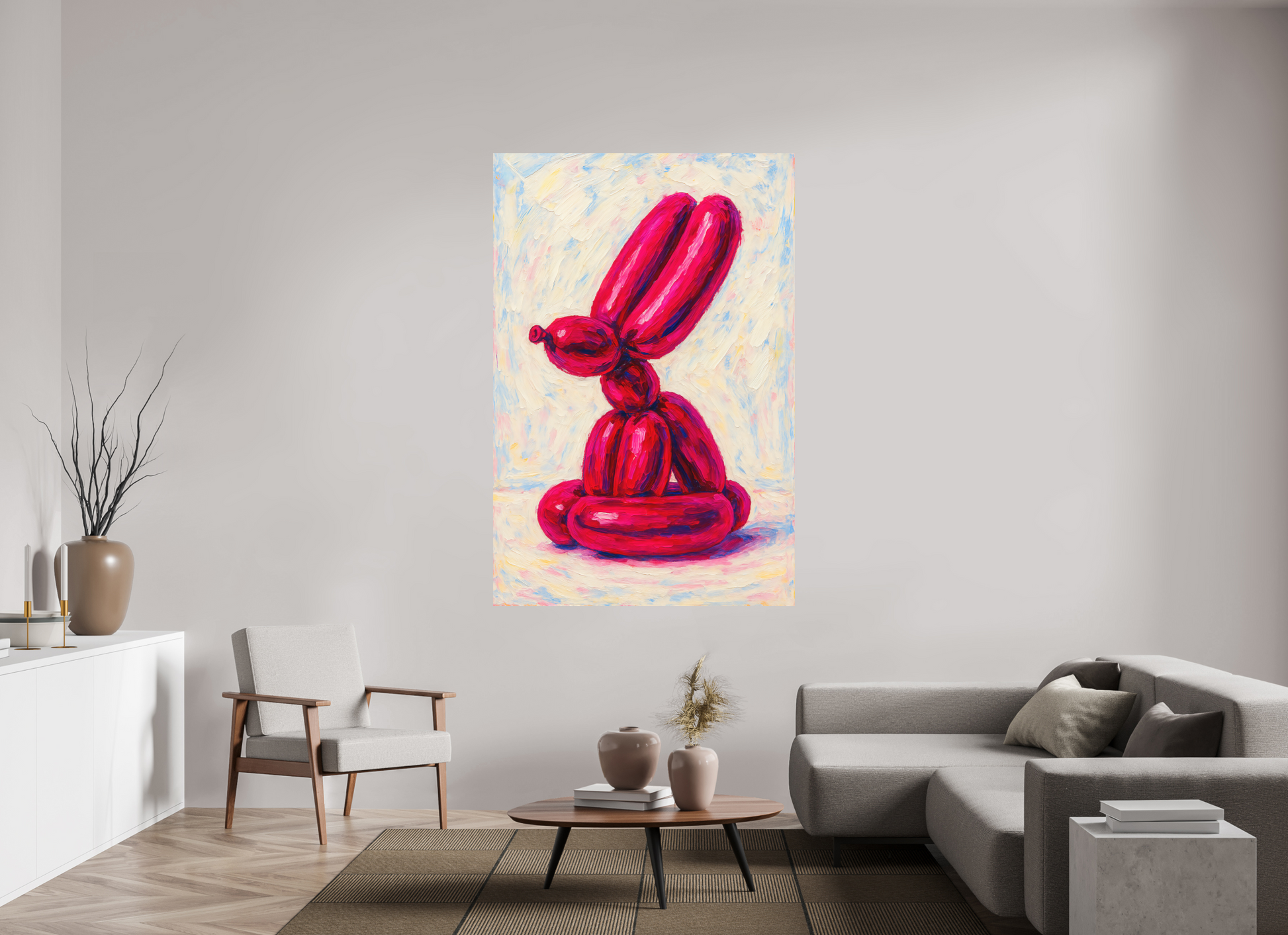 120 x 180 cm, Forex o. Rahmen Crimson Whim