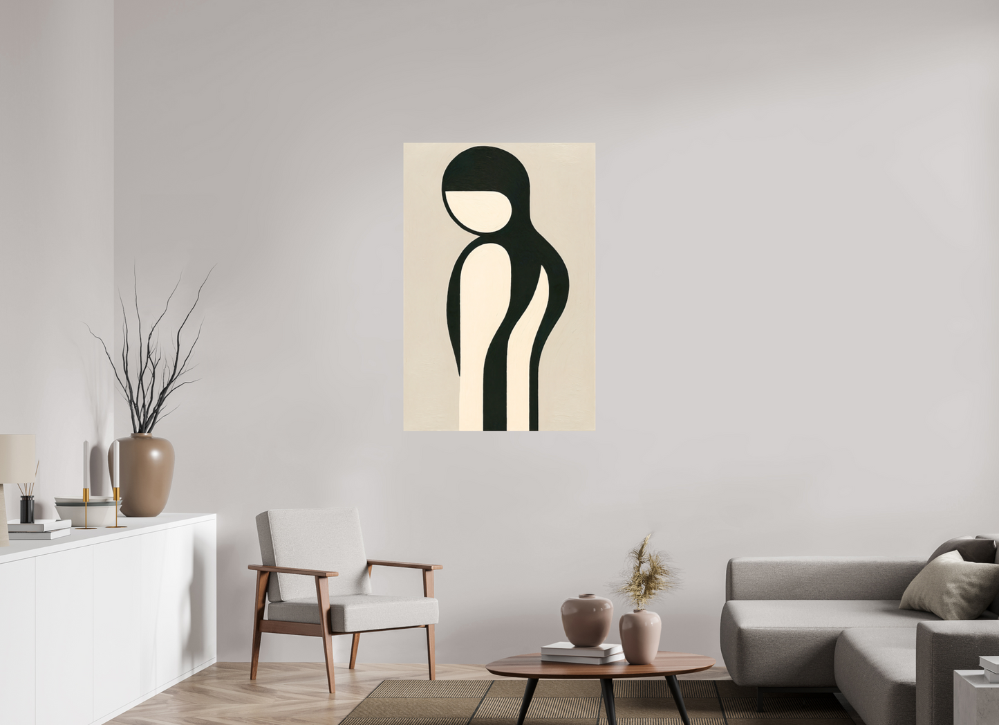 80 x 120 cm, Forex o. Rahmen Grace in Line