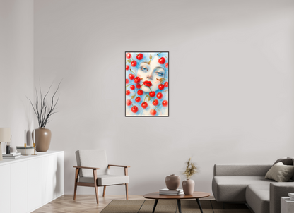 60 x 90 cm, Forex, gerahmt Erlenholz braun Cherry Dream