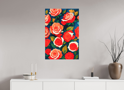 60 x 90 cm, Forex o. Rahmen Rose Harmony