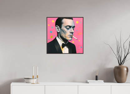 60 x 60 cm, Forex, gerahmt Erlenholz braun Velvet Rebellion