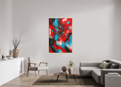 100 x 150 cm, Forex, gerahmt Ahornholz Natur Vivid Motion