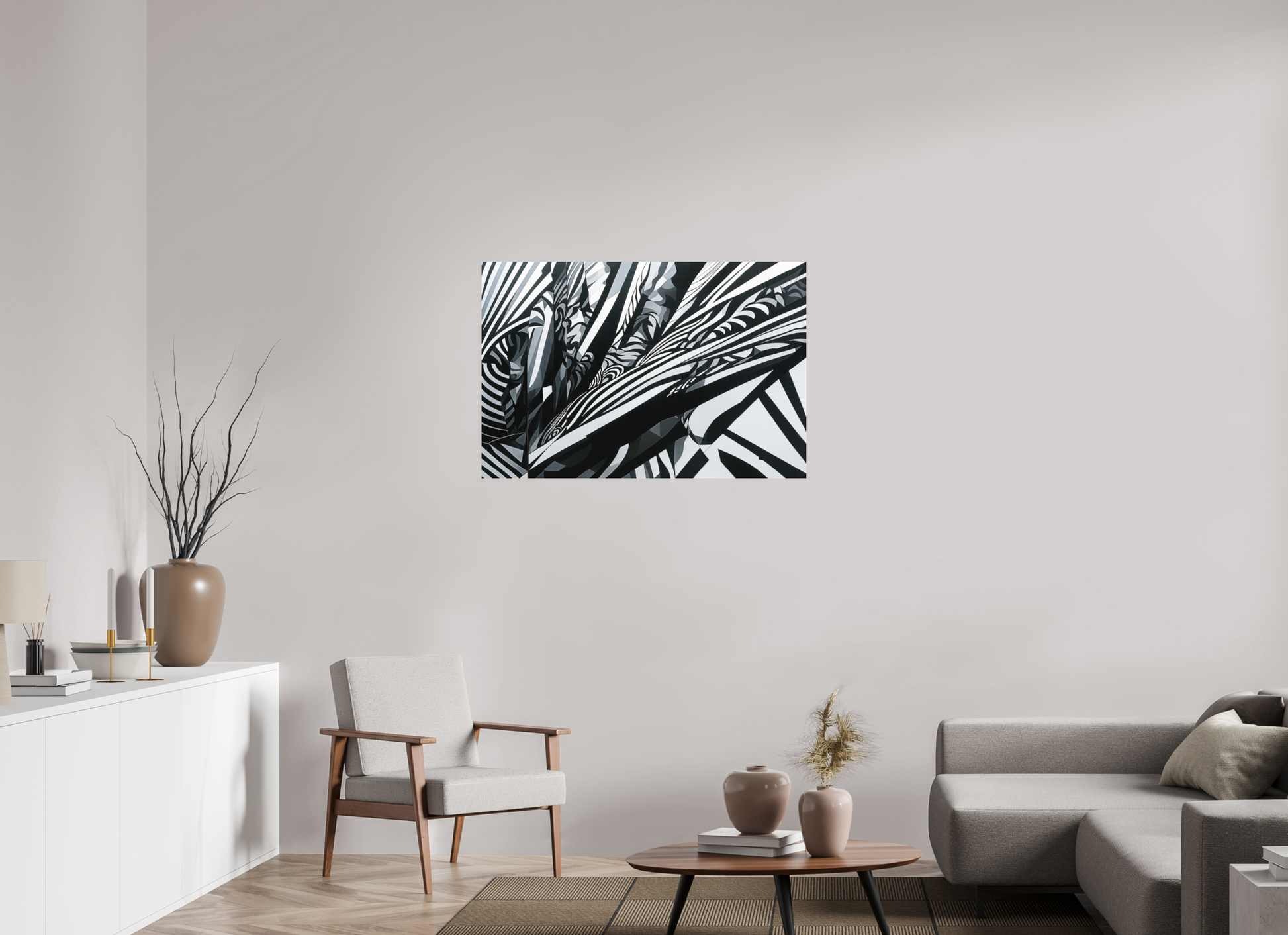 105 x 70 cm, Forex o. Rahmen Obsidian Motion