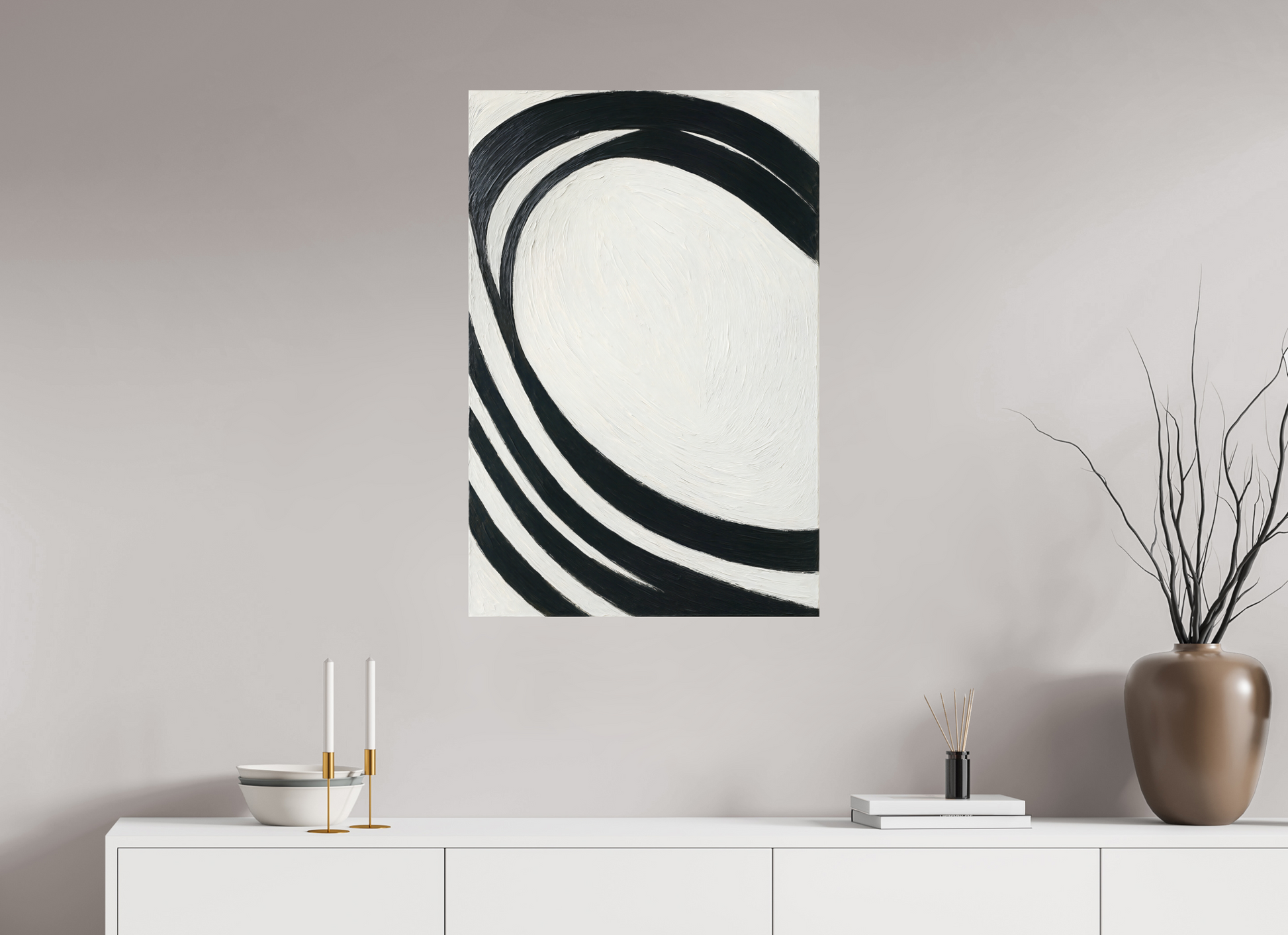 60 x 90 cm, Forex o. Rahmen Elliptic Flow