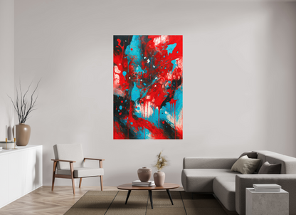120 x 180 cm, Forex o. Rahmen Vivid Motion