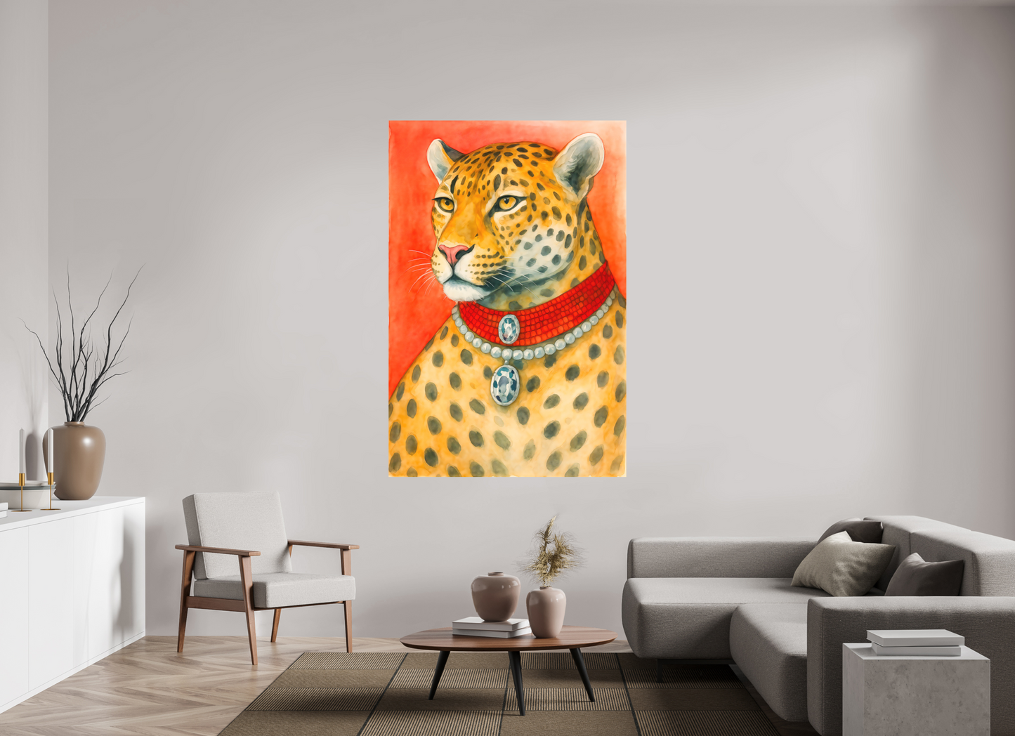 120 x 180 cm, Forex o. Rahmen Crimson Majesty