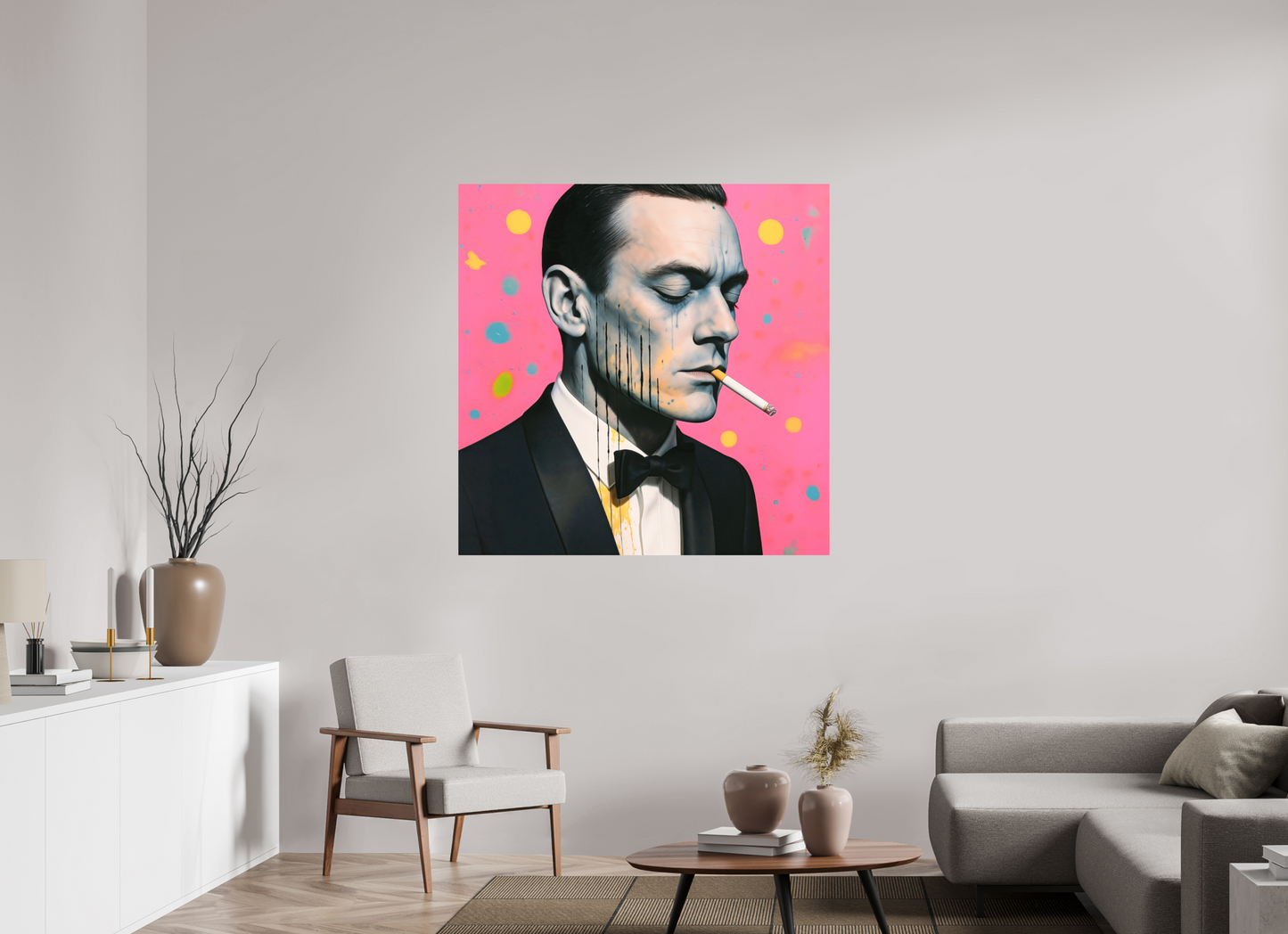 120 x 120 cm, Forex o. Rahmen Velvet Rebellion
