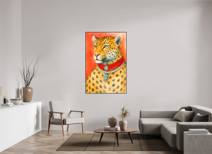 100 x 150 cm, Forex, gerahmt Erlenholz braun Crimson Majesty