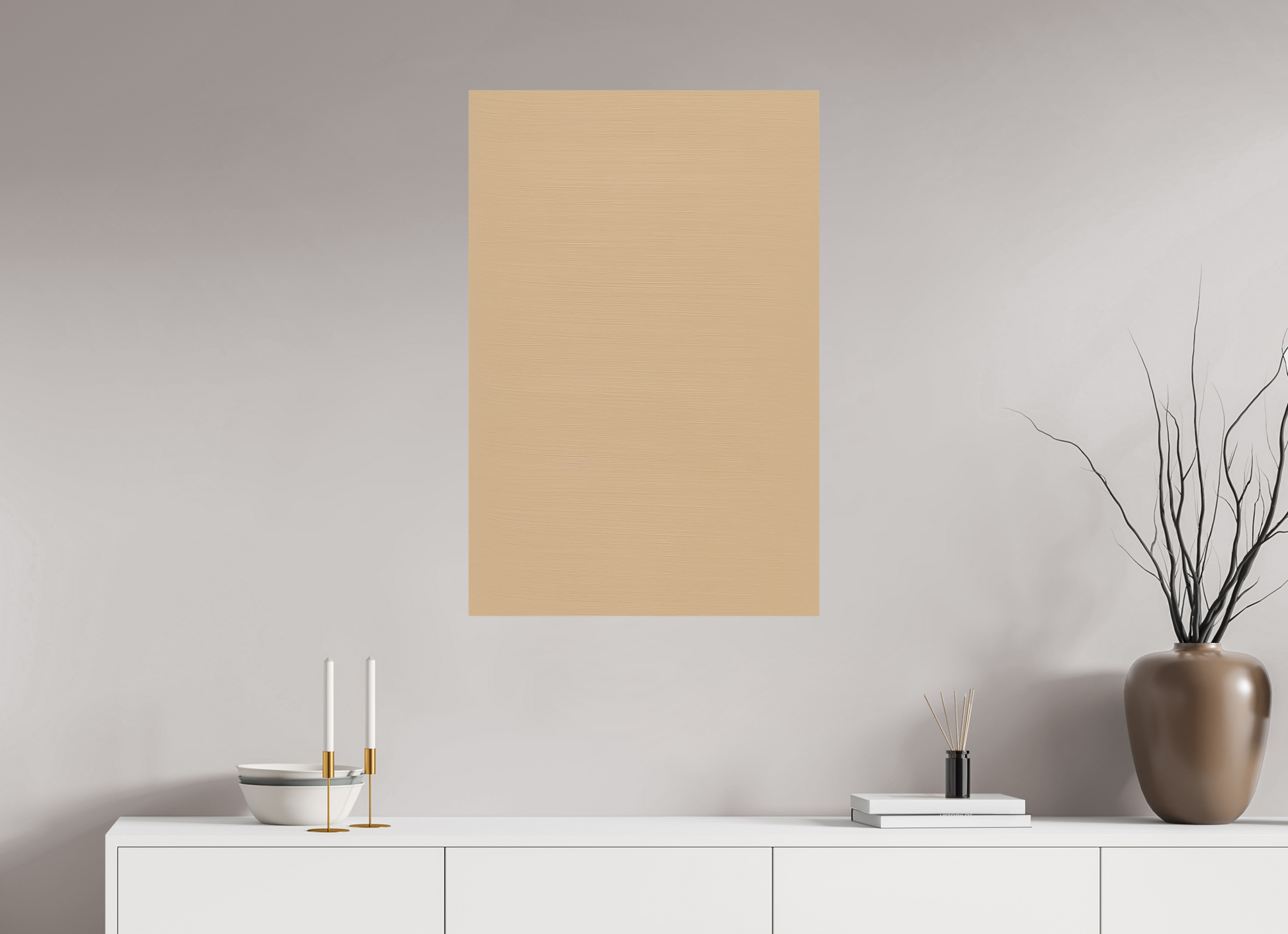 60 x 90 cm, Forex o. Rahmen Beige Horizon