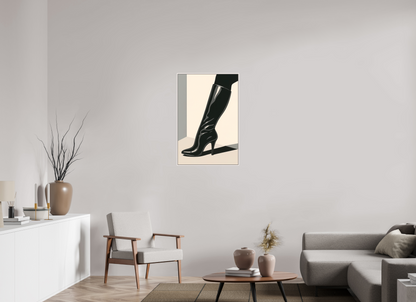 60 x 90 cm, Forex, gerahmt Ahornholz weiß Timeless Confidence