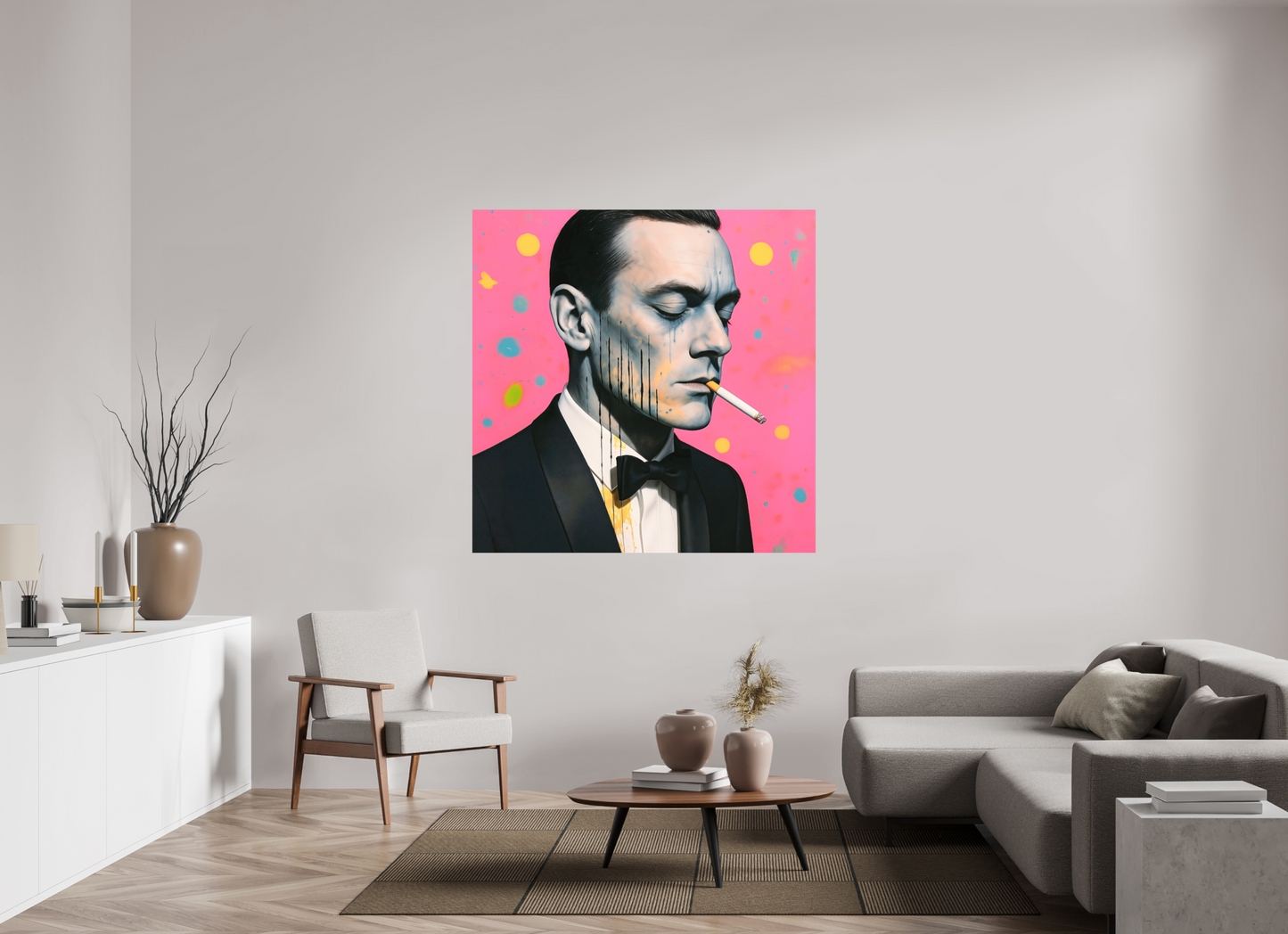 140 x 140 cm, Forex o. Rahmen Velvet Rebellion