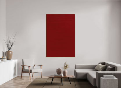 120 x 180 cm, Forex, gerahmt Eichenholz Natur Crimson Lineage
