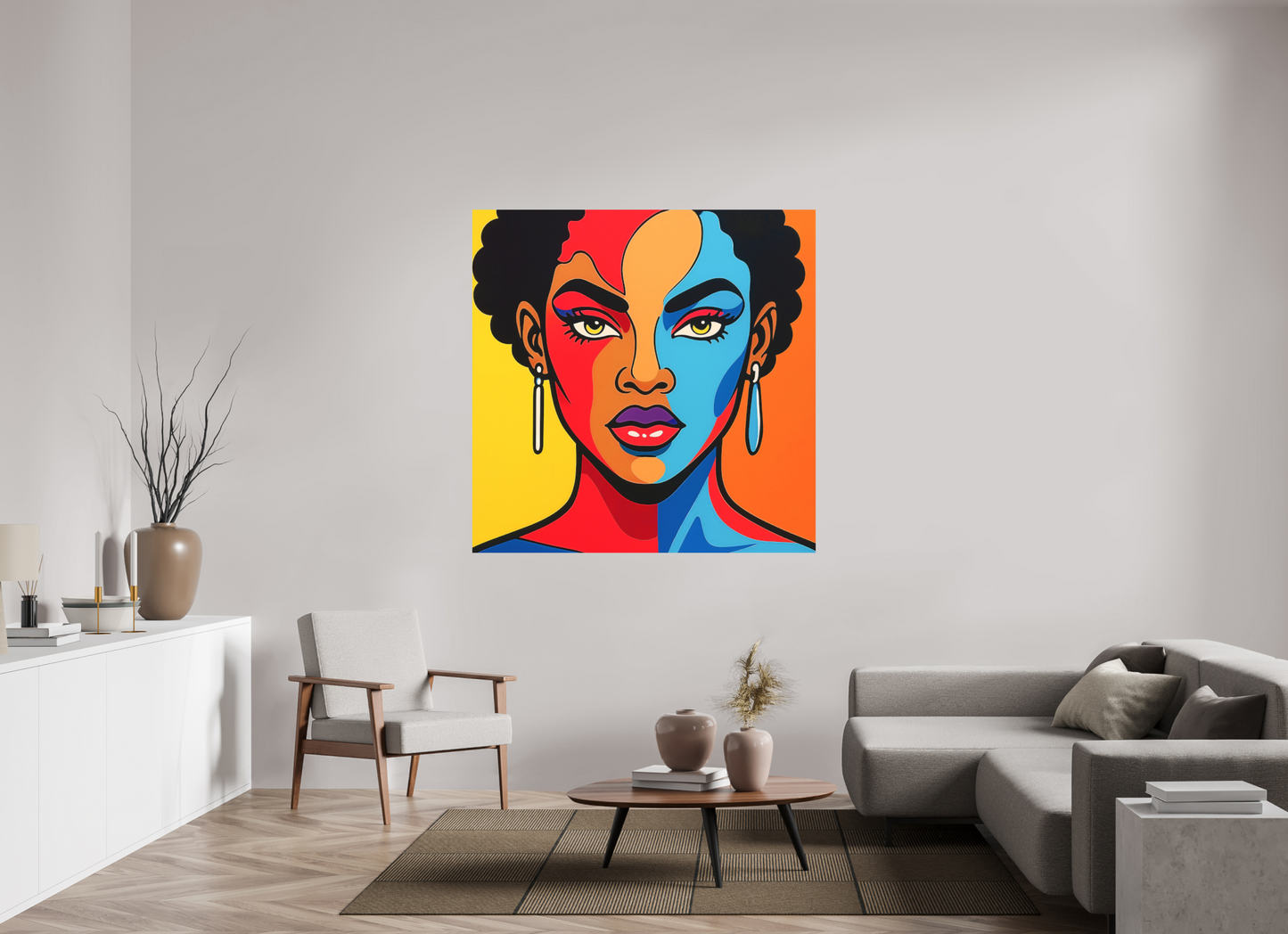 140 x 140 cm, Forex o. Rahmen Dual Radiance