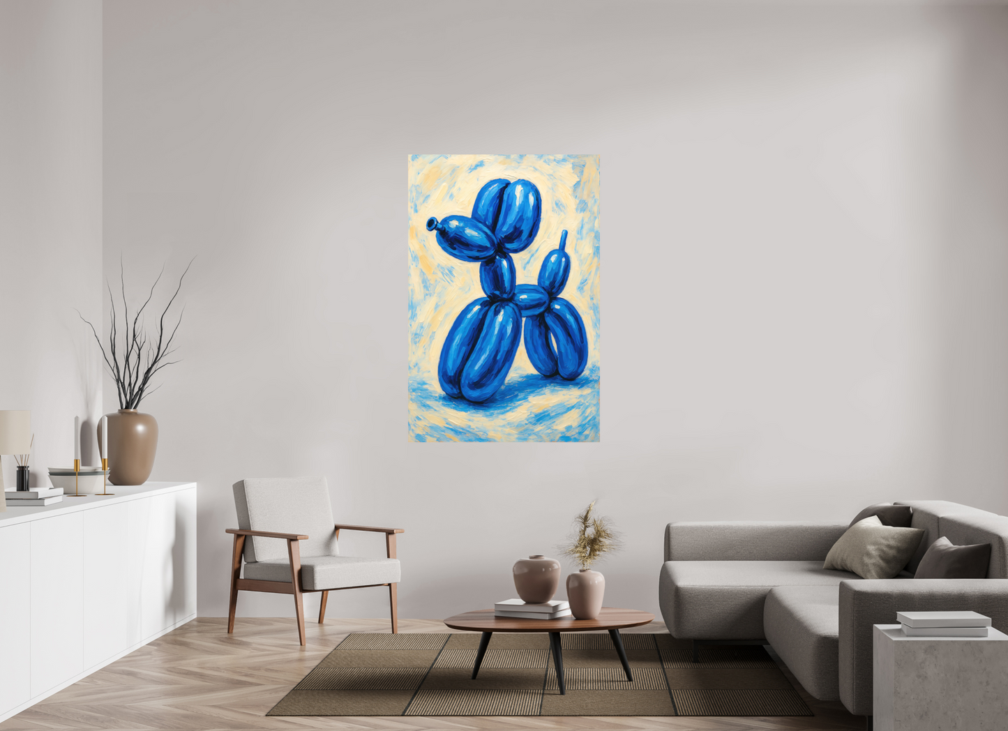 100 x 150 cm, Forex o. Rahmen Playful Grace