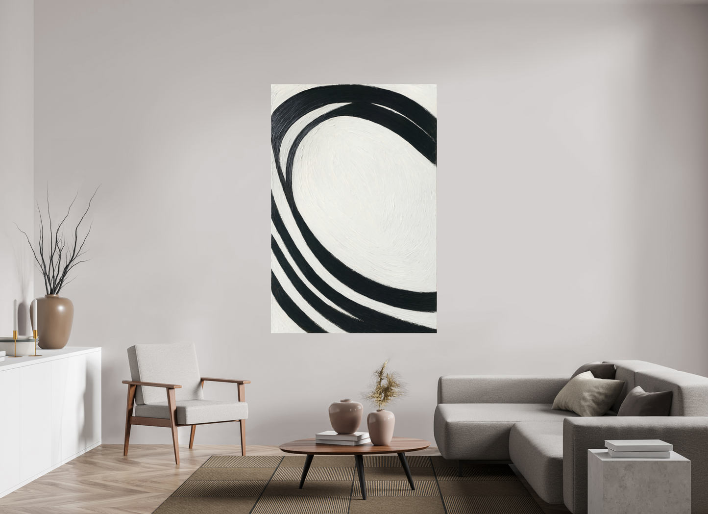 120 x 180 cm, Forex o. Rahmen Elliptic Flow