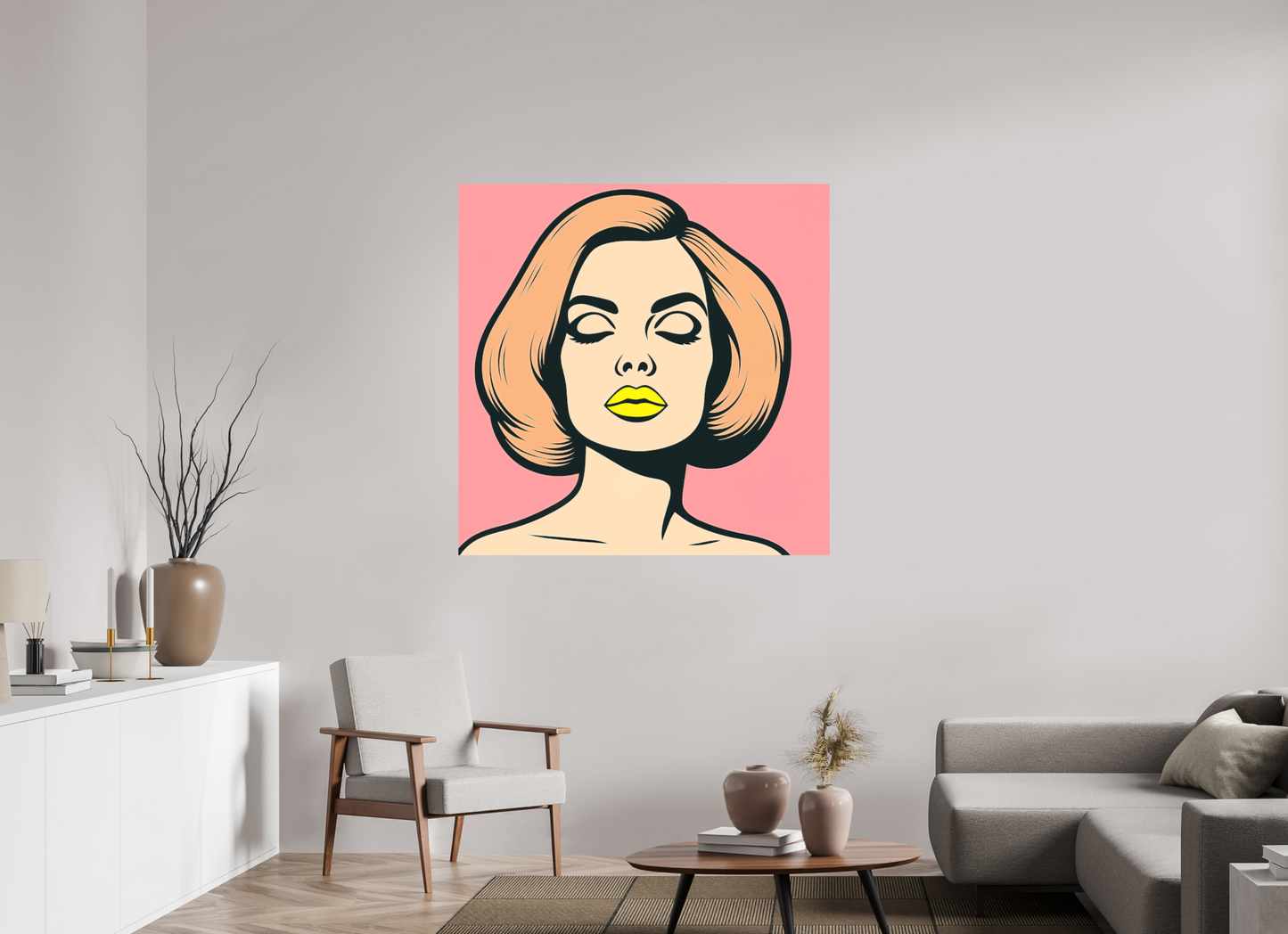 120 x 120 cm, Forex o. Rahmen Golden Silence