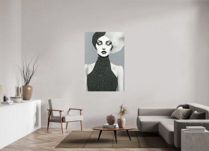 100 x 150 cm, Forex o. Rahmen Mono Mosaic Muse