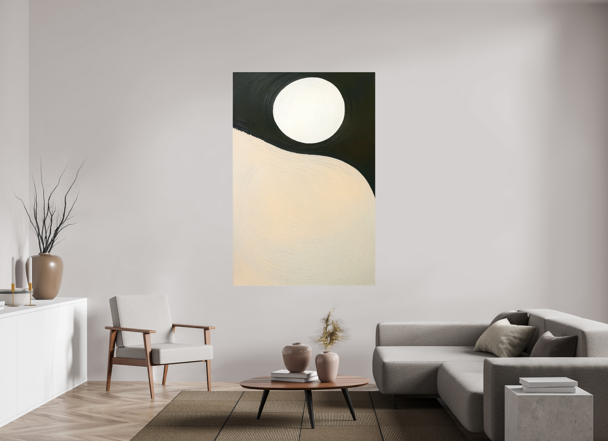 120 x 180 cm, Forex o. Rahmen Lunar Balance