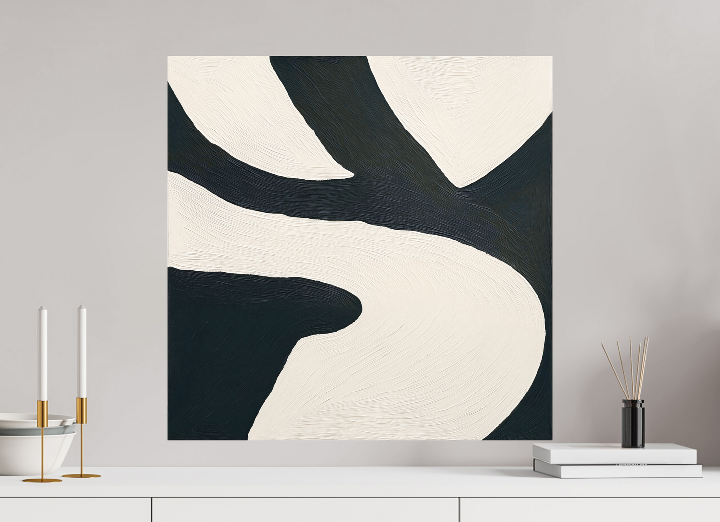 60 x 60 cm, Forex o. Rahmen Dual Harmony