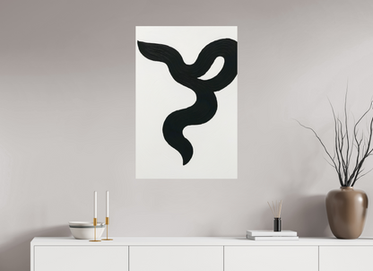 60 x 90 cm, Forex o. Rahmen Noir Ribbon
