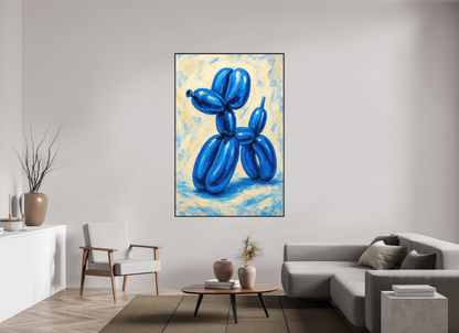 120 x 180 cm, Forex, gerahmt Eichenholz schwarz Playful Grace