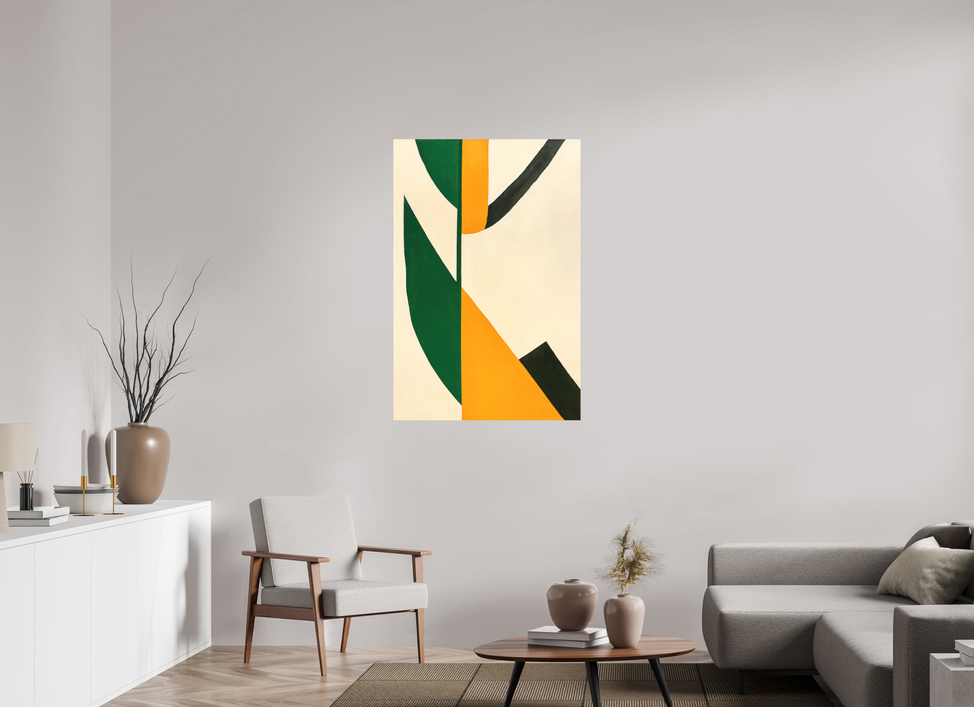 80 x 120 cm, Forex o. Rahmen Verdant Axis